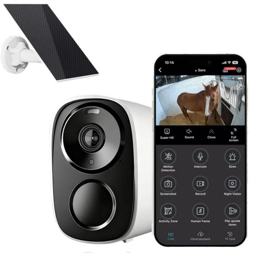 كاميرا O‑KAM Pro شمسية Wi‑Fi بدقة 3MP