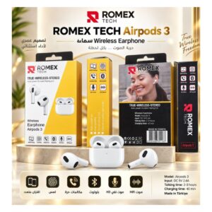 سماعة لاسلكية ROMEX TECH Airpods 3