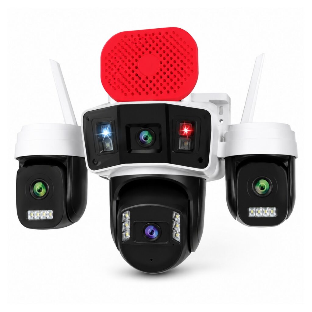 O‑KAM Pro OK‑240 Premium — كاميرا Wi‑Fi بدقة 12MP وأربع عدسات